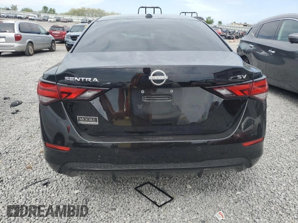 2024 Nissan Sentra SV z VIN 3N1AB8CV1RY373655, wystawiony jako Copart lot #54616025 z przebiegiem 10 696 mil mil oraz Szkoda całkowita • Salvage title. Historia ofert i sprzedaży dostępna na DreamBid. Obrazek 6.