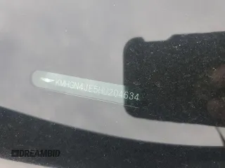 2017 Genesis G80 3.8L with VIN KMHGN4JE5HU204634, listed as a Copart auction lot 50973365 with Not Provided miles and Salvage Title. Bid and sale history available at carsss.com. Image 14.