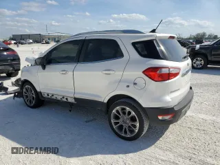 2019 Ford EcoSport Titanium with VIN MAJ3S2KE7KC297903, listed as a Copart auction lot 45854425 with 77,788 mi miles and Salvage Title. Bid and sale history available at DreamBid. Image 2.