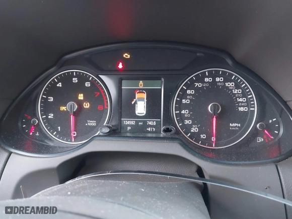 2014 Audi Q5 Premium Plus with VIN WA1LFAFP2EA076756, listed as a IAAI auction lot 41429593 with 134,592 mi miles. Bid and sale history available at carsss.com. Image 7.