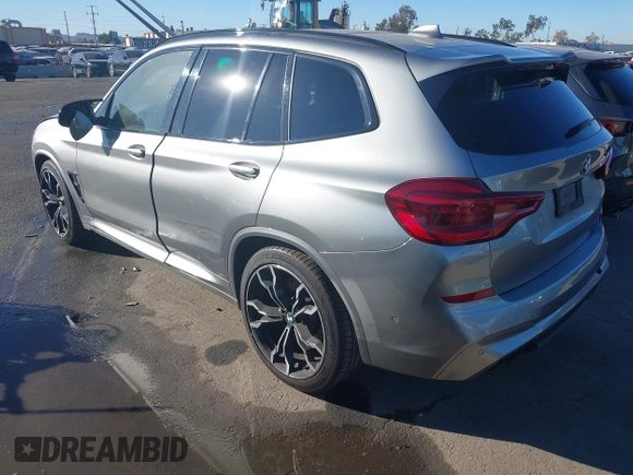 2020 BMW X3 M Competition with VIN 5YMTS0C03LLA57759, listed as a IAAI auction lot 41126676 with 31,969 mi miles and . Bid and sale history available at DreamBid. Image 3.
