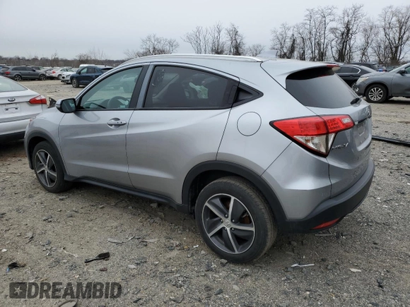 2022 Honda HR-V EX with VIN 3CZRU6H51NM757356, listed as a Copart auction lot 43172185 with 76,252 mi miles and Non Repairable. Bid and sale history available at carsss.com. Image 2.