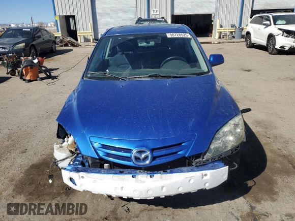 2006 Mazda 3 s with VIN JM1BK143961409601, listed as a Copart auction lot 50728525 with 162,436 mi miles and Salvage Title. Bid and sale history available at carsss.com. Image 5.