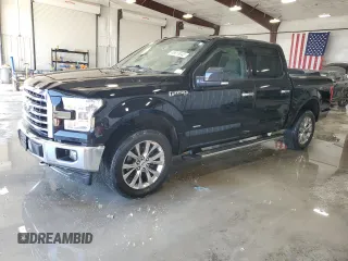 2017 Ford F-150 XL with VIN 1FTEW1EG6HFC86770, listed as a Copart auction lot 46613945 with 128,931 mi miles and Salvage title. Bid and sale history available at DreamBid. Image 1.