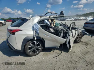 2021 Lexus UX 200 with VIN JTHP3JBH7M2037019, listed as a Copart auction lot 62903445 with Not provided miles and Salvage title. Bid and sale history available at DreamBid. Image 3.