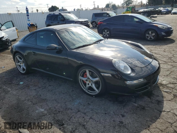 2007 Porsche 911 Carrera S with VIN WP0AB29907S731473, listed as a Copart auction lot 43284385 with 81,597 mi miles and Salvage Title. Bid and sale history available at carsss.com. Image 4.