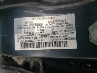 2013 Mazda CX-9 Sport z VIN JM3TB2BA4D0402139, wystawiony jako Copart lot #58472105 z przebiegiem 228 684 mil mil oraz Szkoda całkowita • Salvage title. Historia ofert i sprzedaży dostępna na DreamBid. Obrazek 13.