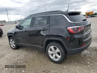 2018 Jeep Compass Latitude with VIN 3C4NJDBB1JT303897, listed as a Copart auction lot 57625015 with Not provided miles and Salvage title. Bid and sale history available at DreamBid. Image 2.