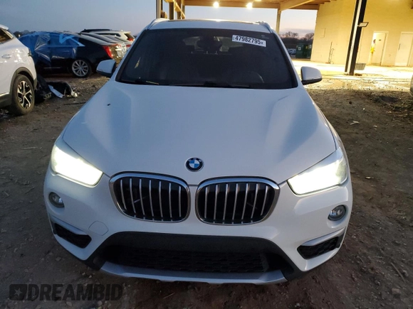 2017 BMW X1 sDrive28i with VIN WBXHU7C37H5H34418, listed as a Copart auction lot 47982795 with 67,980 mi miles and Salvage Title. Bid and sale history available at carsss.com. Image 5.