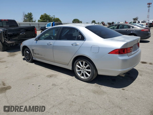 2006 Acura TSX Navi with VIN JH4CL95966C014989, listed as a Copart auction lot 58753795 with 165,823 mi miles and Salvage title. Bid and sale history available at DreamBid. Image 2.