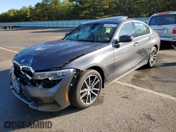 2020 BMW 3 Series 330i xDrive with VIN 3MW5R7J00L8B30533, listed as a Copart auction lot 61951272 with 1,773 mi miles and . Bid and sale history available at DreamBid. Image 2.