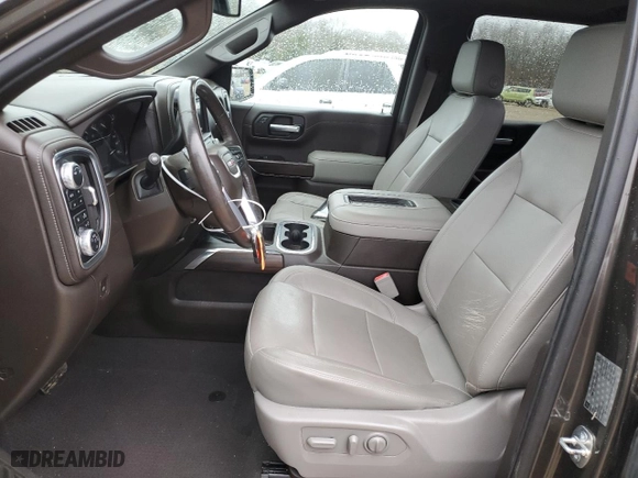 2019 GMC Sierra 1500 SLT with VIN 1GTU9DEL4KZ240863, listed as a Copart auction lot 89169455 with 46,485 mi miles and Salvage Title. Bid and sale history available at carsss.com. Image 7.