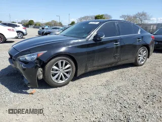 2015 Infiniti Q50 Premium z VIN JN1BV7AP2FM347932, wystawiony jako Copart lot #51823985 z przebiegiem 105 294 mil mil oraz Szkoda całkowita • Salvage title. Historia ofert i sprzedaży dostępna na DreamBid. Obrazek 1.