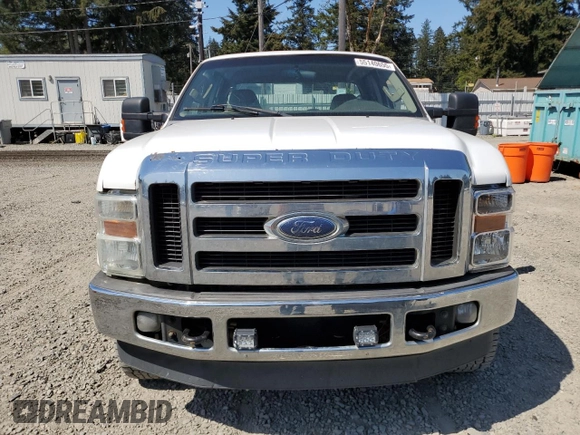 2008 Ford F-250 XL with VIN 1FTSX21538EC93823, listed as a Copart auction lot 55140655 with 341,550 mi miles and Salvage title. Bid and sale history available at DreamBid. Image 5.