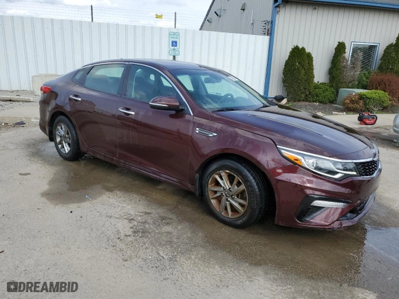 2019 Kia Optima LX with VIN 5XXGT4L3XKG338817, listed as a Copart auction lot 51666415 with 64,159 mi miles and Salvage Title. Bid and sale history available at carsss.com. Image 4.