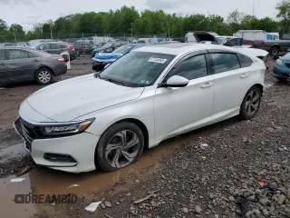 2019 Honda Accord EX z VIN 1HGCV1F4XKA160108, wystawiony jako Copart lot #57134665 z przebiegiem 152 412 mil mil oraz Szkoda całkowita • Salvage title. Historia ofert i sprzedaży dostępna na DreamBid. Obrazek 1.