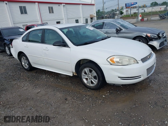 2012 Chevrolet Impala LS Fleet with VIN 2G1WF5E36C1166002, listed as a IAAI auction lot 42467820 with 131,737 mi miles and . Bid and sale history available at DreamBid. Image 1.