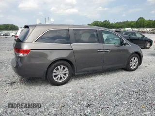2017 Honda Odyssey EX-L with VIN 5FNRL5H62HB007324, listed as a Copart auction lot 54594405 with 160,638 mi miles and Clean Title. Bid and sale history available at DreamBid. Image 3.