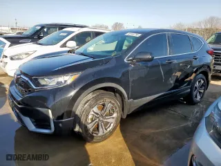 2021 Honda CR-V LX with VIN 5J6RW1H25ML007428, listed as a Copart auction lot 46152795 with 46,683 mi miles and Salvage Title. Bid and sale history available at carsss.com. Image 1.