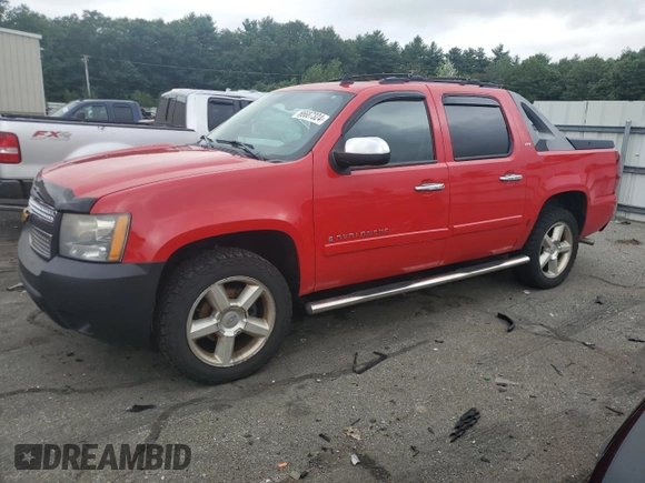 2007 Chevrolet Avalanche LT w/3LT with VIN 3GNFK12387G318625, listed as a Copart auction lot 66687324 with 221,596 mi miles and Salvage Title. Bid and sale history available at carsss.com. Image 1.