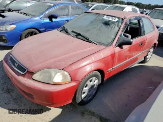 1998 Honda Civic DX with VIN 2HGEJ6344WH122662, listed as a Copart auction lot 76807994 with 249,922 mi miles and Salvage Title. Bid and sale history available at carsss.com. Image 1.