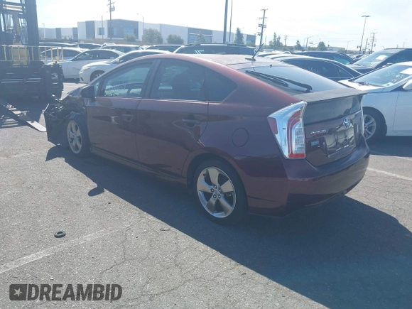 2013 Toyota Prius One with VIN JTDKN3DU9D5625482, listed as a IAAI auction lot 41097664 with 208,416 mi miles. Bid and sale history available at carsss.com. Image 3.