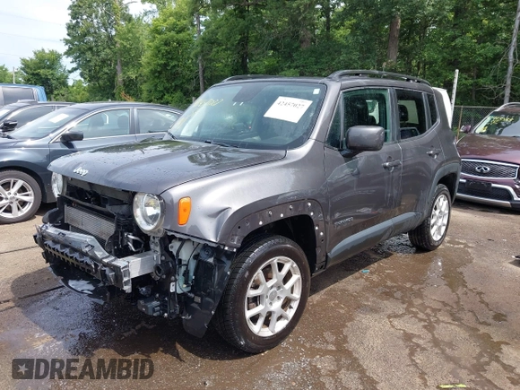 2019 Jeep Renegade Altitude with VIN ZACNJBBB7KPK46146, listed as a IAAI auction lot 42457027 with 125,532 mi miles and . Bid and sale history available at DreamBid. Image 18.