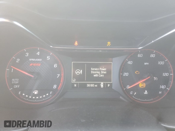 2023 Chevrolet TrailBlazer RS with VIN KL79MTSL5PB082114, listed as a Copart auction lot 46273165 with 36,180 mi miles and Salvage Title. Bid and sale history available at DreamBid. Image 9.