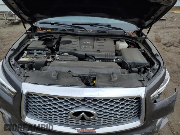 2024 Infiniti QX80 LUXE with VIN JN8AZ2AE8R9329087, listed as a Copart auction lot 85298884 with 18,635 mi miles and Non Repairable. Bid and sale history available at carsss.com. Image 12.