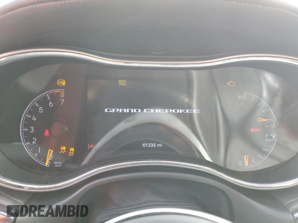 2021 Jeep Grand Cherokee Overland with VIN 1C4RJFCG9MC620320, listed as a Copart auction lot 85609814 with 61,335 mi miles and Salvage title. Bid and sale history available at DreamBid. Image 9.