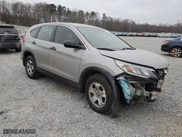 2015 Honda CR-V LX with VIN 2HKRM3H31FH559743, listed as a Copart auction lot 87619885 with 0 mi miles and Salvage Title. Bid and sale history available at carsss.com. Image 4.