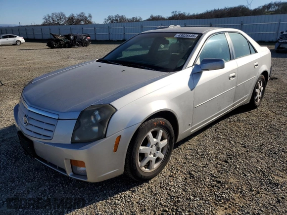 2006 Cadillac CTS with VIN 1G6DM57T860170590, listed as a Copart auction lot 43028545 with 124,275 mi miles and Salvage Title. Bid and sale history available at carsss.com. Image 1.