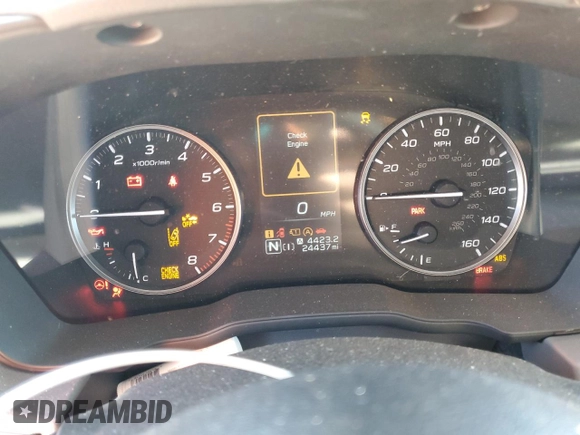 2024 Subaru Crosstrek Premium with VIN JF2GUADC7R8313737, listed as a Copart auction lot 58200215 with 24,437 mi miles and Salvage title. Bid and sale history available at DreamBid. Image 9.