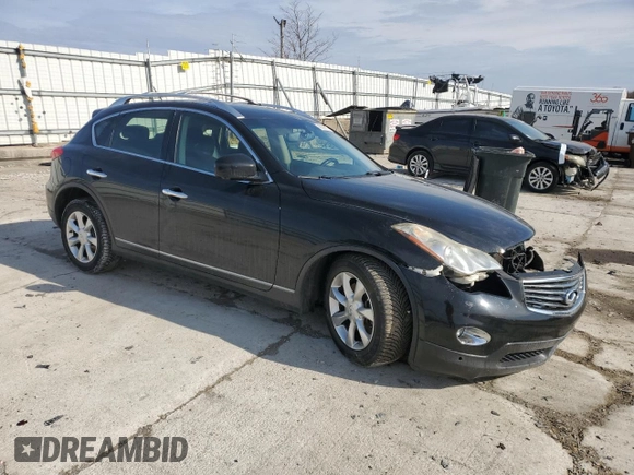 2010 Infiniti EX Journey z VIN JN1AJ0HR8AM755799, wystawiony jako Copart lot #46839915 z przebiegiem 164 262 mil mil oraz Szkoda całkowita • Salvage title. Historia ofert i sprzedaży dostępna na DreamBid. Obrazek 4.