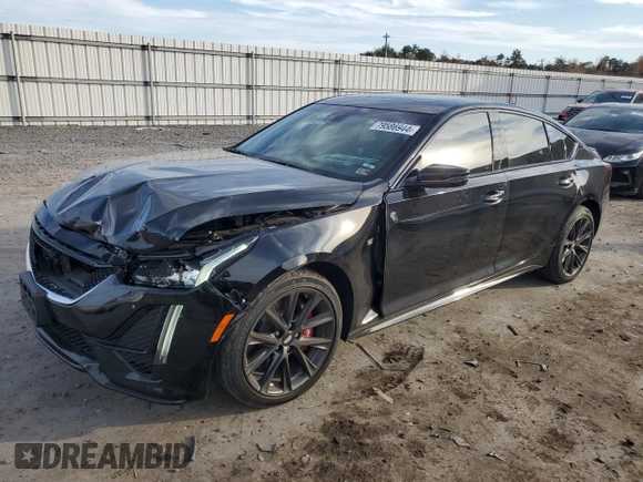 2023 Cadillac CT5 Sport z VIN 1G6DU5RK8P0103509, wystawiony jako Copart lot #79586944 z przebiegiem 27 753 mil mil oraz Szkoda całkowita • Salvage title. Historia ofert i sprzedaży dostępna na DreamBid. Obrazek 1.