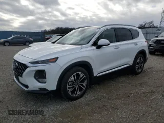 2019 Hyundai Santa Fe Limited z VIN 5NMS5CAA1KH044370, wystawiony jako Copart lot #44083545 z przebiegiem 76 016 mil mil oraz Szkoda całkowita • Salvage title. Historia ofert i sprzedaży dostępna na DreamBid. Obrazek 1.