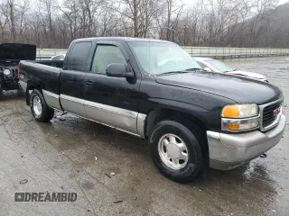 2000 GMC New Sierra 1500 SLE with VIN 2GTEK19T1Y1202364, listed as a Copart auction lot 81794984 with 160,952 mi miles and Clean Title. Bid and sale history available at carsss.com. Image 4.