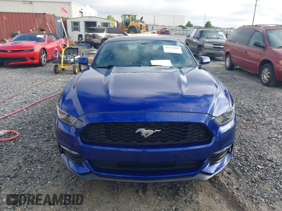 2015 Ford Mustang V6 with VIN 1FA6P8AM6F5411572, listed as a IAAI auction lot 42377268 with 56,049 mi miles and . Bid and sale history available at DreamBid. Image 12.