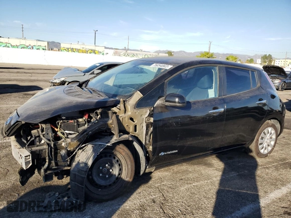 2015 Nissan LEAF SV with VIN 1N4AZ0CP8FC304841, listed as a Copart auction lot 75854863 with 58,077 mi miles and . Bid and sale history available at DreamBid. Image 1.