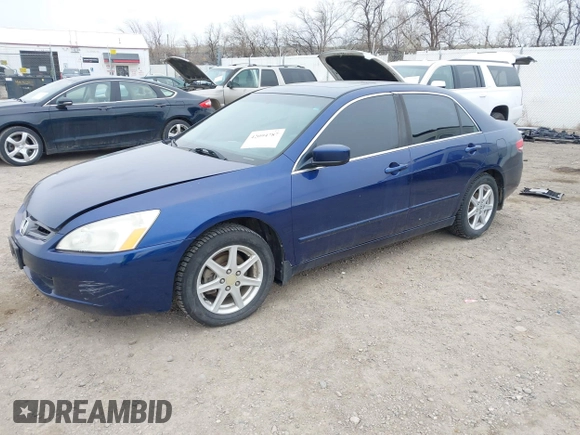 2004 Honda Accord EX z VIN 1HGCM66524A019562, wystawiony jako IAAI lot #42094787 z przebiegiem 248 858 mil mil oraz . Historia ofert i sprzedaży dostępna na DreamBid. Obrazek 2.