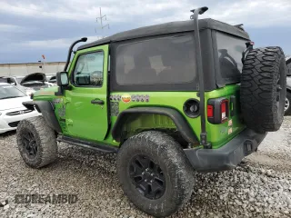 2018 Jeep Wrangler Sport with VIN 1C4GJXAN1JW262204, listed as a Copart auction lot 46809145 with 79,732 mi miles and Salvage title. Bid and sale history available at DreamBid. Image 2.