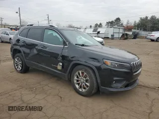 2020 Jeep Cherokee Latitude Plus with VIN 1C4PJMLB0LD545502, listed as a Copart auction lot 45426445 with 139,852 mi miles and Salvage Title. Bid and sale history available at DreamBid. Image 4.