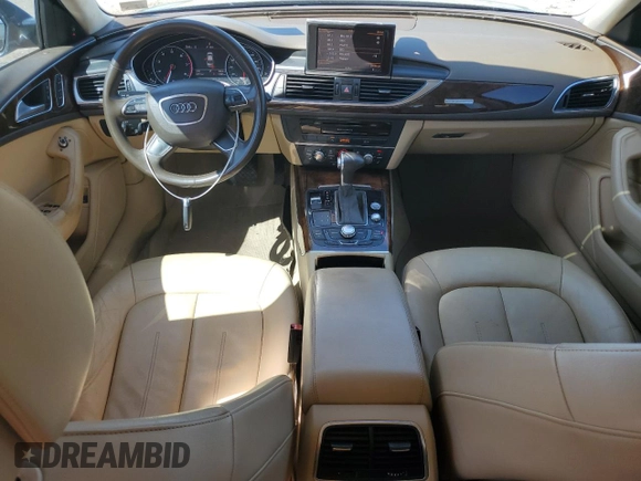 2013 Audi A6 Premium Plus with VIN WAUGFAFC9DN053872, listed as a Copart auction lot 54935735 with 117,804 mi miles and Clean title. Bid and sale history available at DreamBid. Image 8.