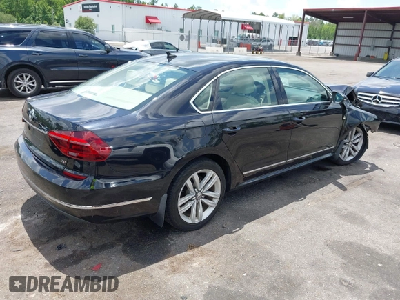 2017 Volkswagen Passat SE with VIN 1VWGT7A32HC034410, listed as a IAAI auction lot 42470146 with 96,226 mi miles and . Bid and sale history available at DreamBid. Image 4.