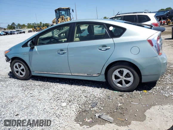 2012 Toyota Prius One with VIN JTDKN3DU2C1608593, listed as a Copart auction lot 52716685 with 167,091 mi miles and Salvage Title. Bid and sale history available at carsss.com. Image 2.
