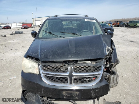 2012 Dodge Grand Caravan SE with VIN 2C4RDGBG8CR312124, listed as a Copart auction lot 49999915 with 0 mi miles and Salvage Title. Bid and sale history available at carsss.com. Image 5.