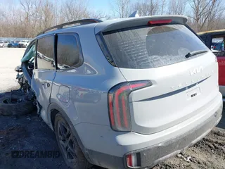 2024 Kia Telluride EX X-Line z VIN 5XYP3DGC1RG418796, wystawiony jako IAAI lot #41790576 z przebiegiem Nie podano mil oraz . Historia ofert i sprzedaży dostępna na DreamBid. Obrazek 3.