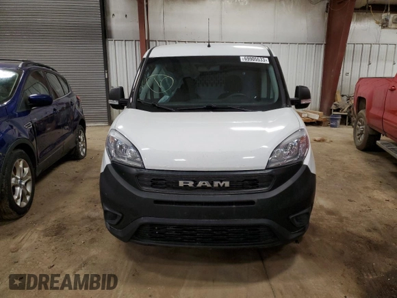 2021 Ram ProMaster City Cargo Tradesman with VIN ZFBHRFAB2M6V34795, listed as a Copart auction lot 69905533 with 86,929 mi miles and . Bid and sale history available at DreamBid. Image 5.