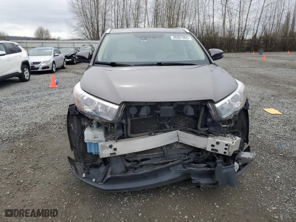 2014 Toyota Highlander Hybrid Limited with VIN 5TDDCRFH3ES004722, listed as a Copart auction lot 48401955 with 163,537 mi miles and Salvage Title. Bid and sale history available at carsss.com. Image 5.