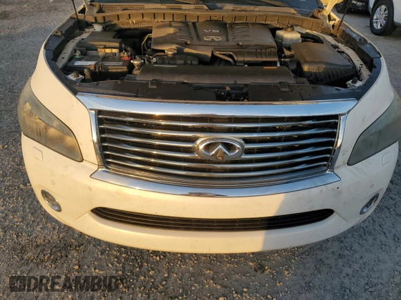 2012 Infiniti QX56 8-passenger with VIN JN8AZ2NC5C9317348, listed as a Copart auction lot 80079664 with 122,457 mi miles and Non Repairable. Bid and sale history available at carsss.com. Image 12.